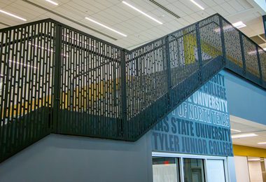 FOLD METAL PANEL RAILING EARLY COLLEGE HIGH SCHOOL TYLER 15