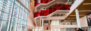 CUSTOM SOLO RED GLASS SBISD HOUSTON 2 of 16