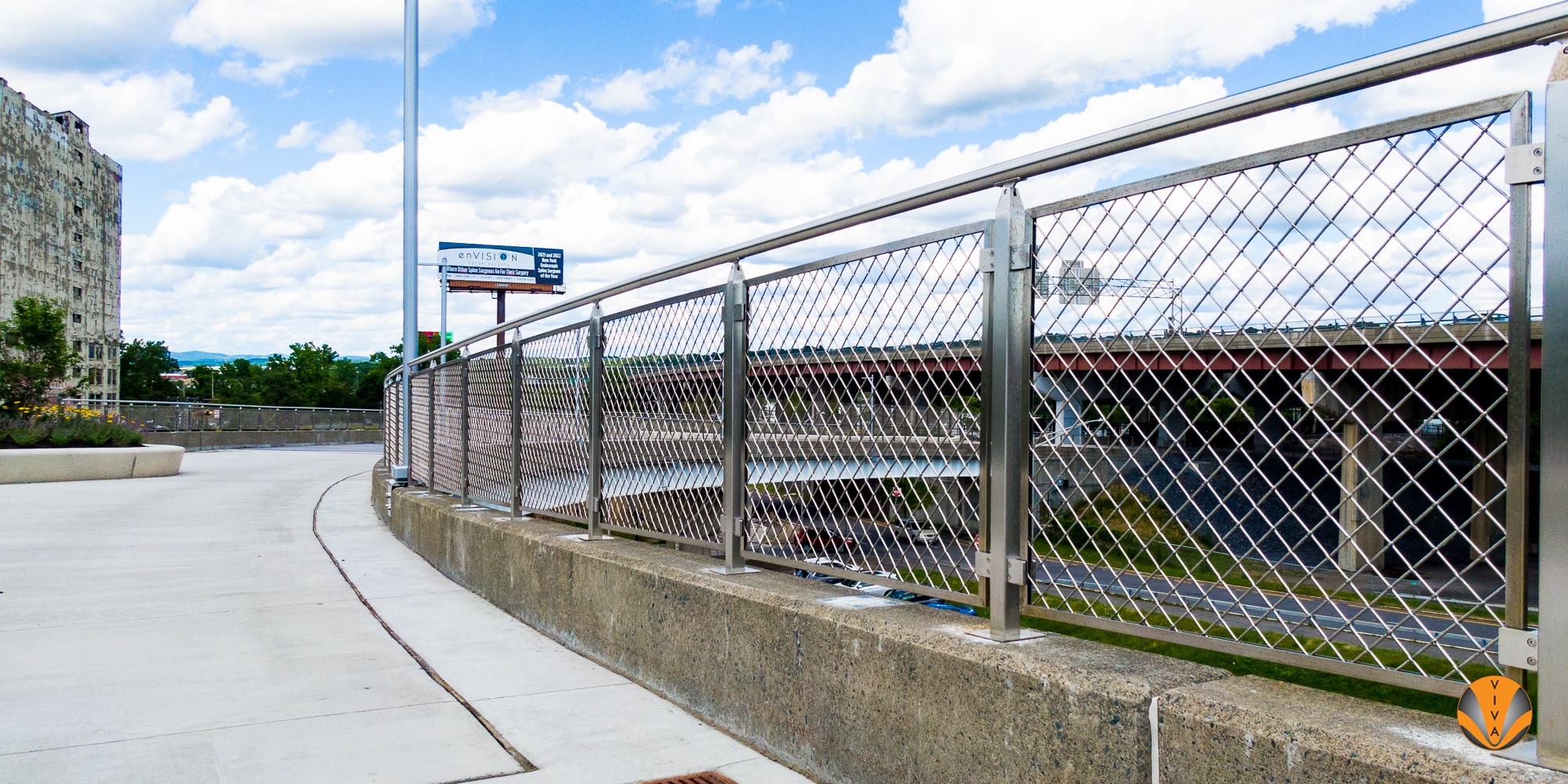 WIRE MESH RAILING CUBE ALBANY SKYWAY B 4