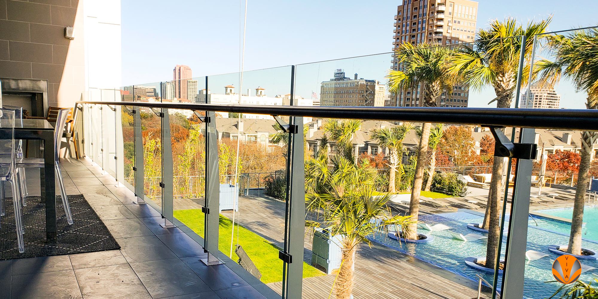 SOLO SLIM LINE GLASS RAILING BLEU CIEL BALCONIES 24 of 26