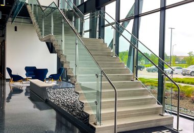 SOLO Ornamental Stainless Steel Glass Railing System