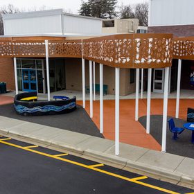 Custom railing systems 0001 ANNE ARUNDEL CENTER WALL SYSTEMS SHADE STRUCTURES 5 of 8