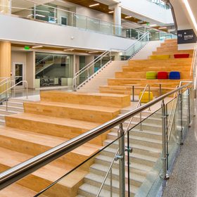 CIRCA GLASS STAIR RAILING TAMU ENGINEERING