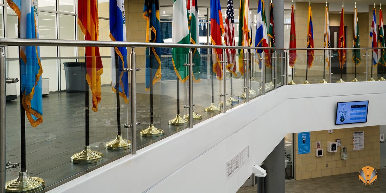 International School Railing Glass and Cable Railings at Prosper ISD - a K-12… | VIVA Railings