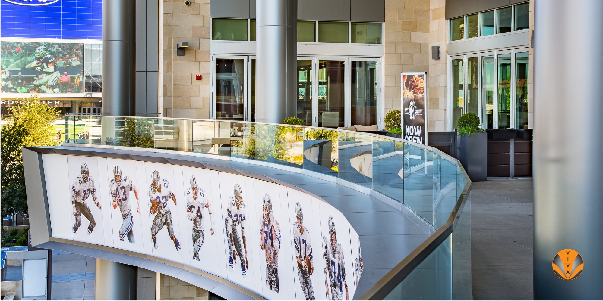 BLUE STAR FORD CENTER SEGMENTED GLASS RAILING SYSTEM 12 of 15