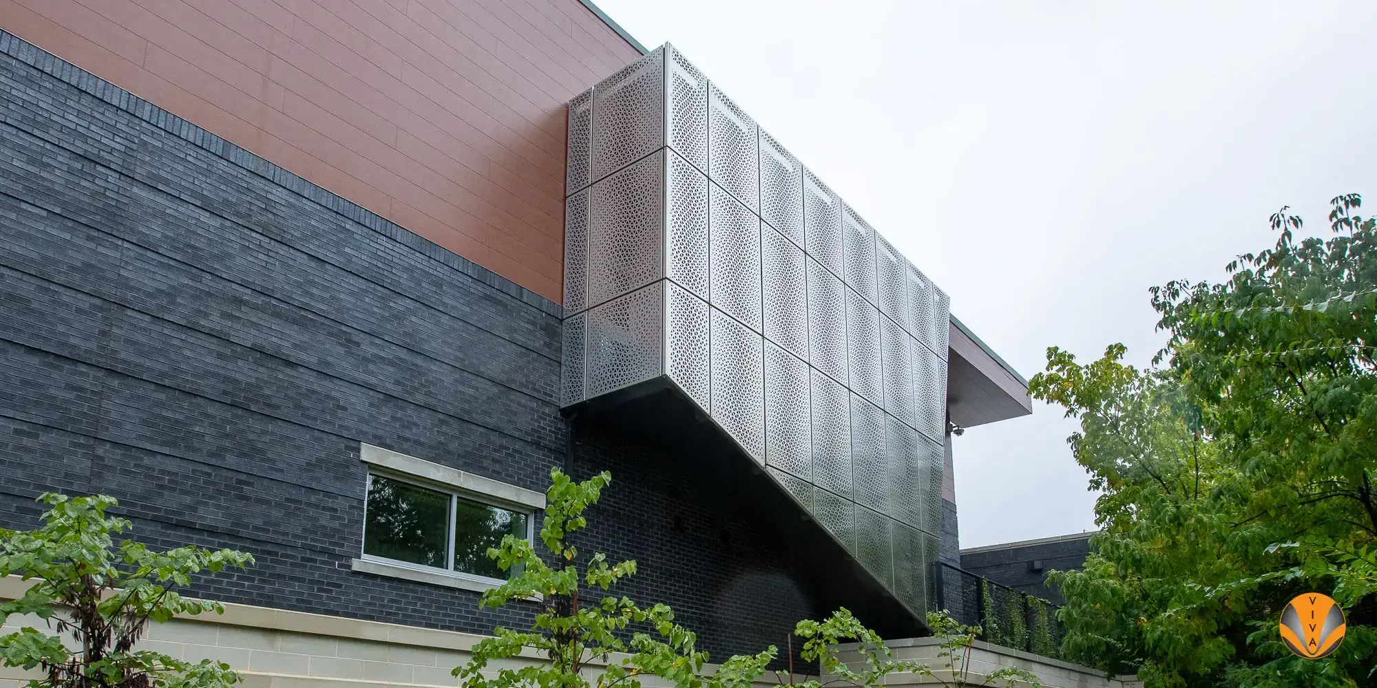 STERLING PUBLIC SAFETY CENTER WALL SYSTEMS STAIR METALSPACES 2 of 3 A