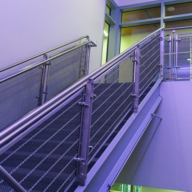 Interconnecting Railing Systems Wire Mesh Railing Systems for Commercial Projects | Viva Railings