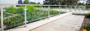 SOLO Ornamental Stainless Steel Glass Railing System