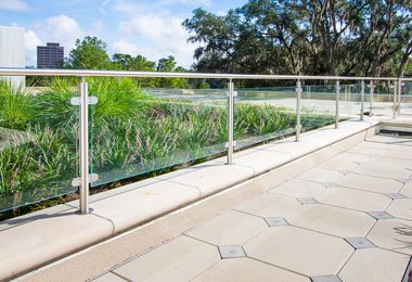 SOLO Ornamental Stainless Steel Glass Railing System