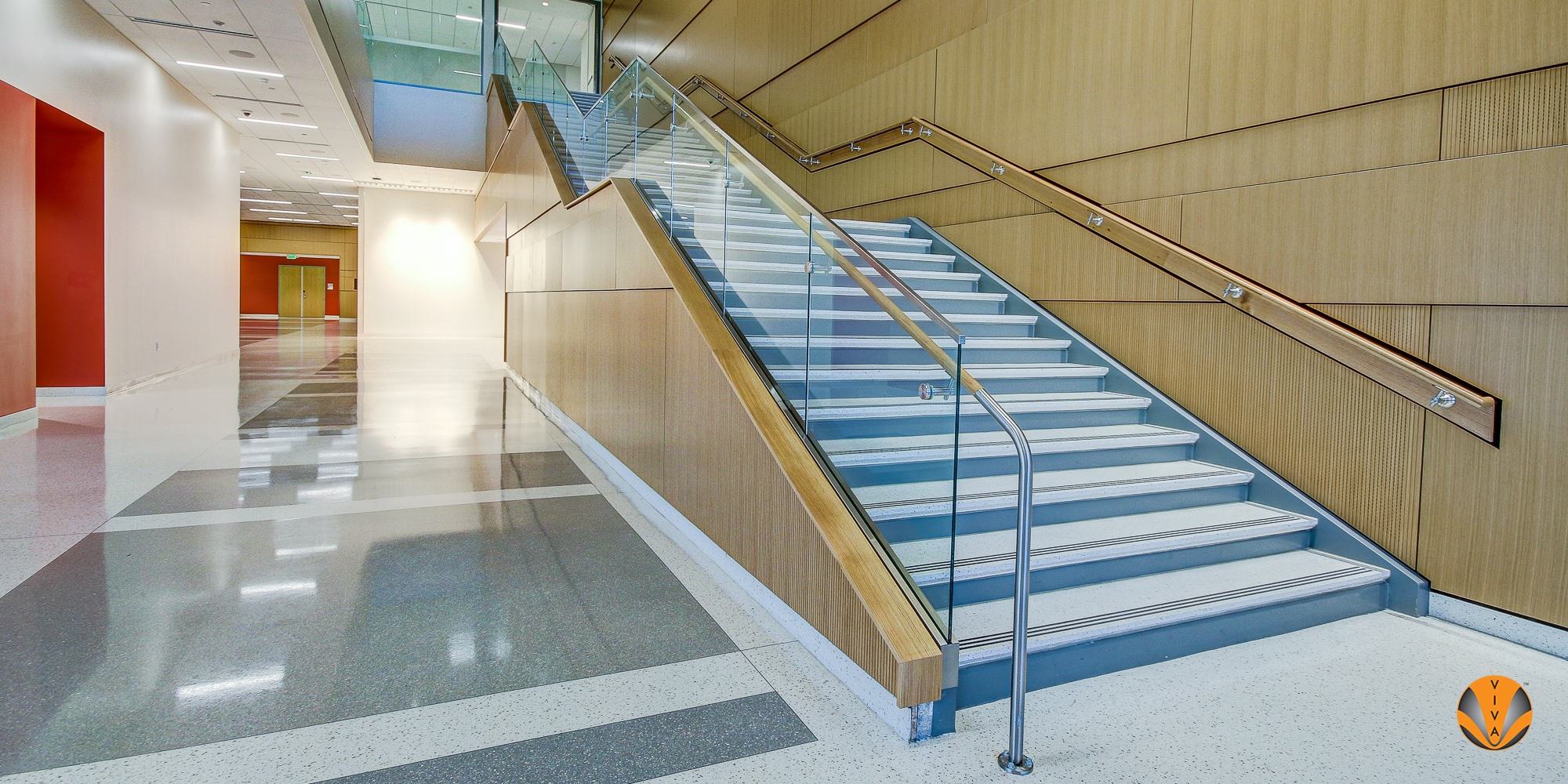 Rooftop Amenity Deck Glass Guardrail