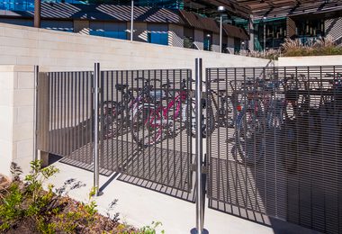 CUSTOM WIRE MESH RAILING TAMU ENGINEERING