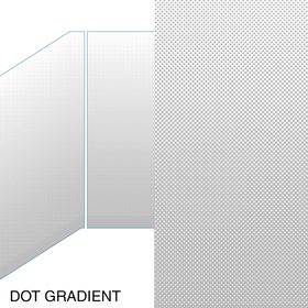 DECORATIVE GLASS PATTERNS BY VIVA DOT GRADIENT
