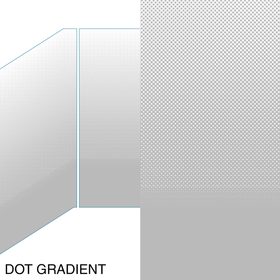 DECORATIVE GLASS PATTERNS BY VIVA DOT GRADIENT