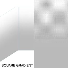 DECORATIVE GLASS PATTERNS BY VIVA SQUARE GRADIENT