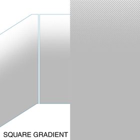DECORATIVE GLASS PATTERNS BY VIVA SQUARE GRADIENT