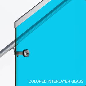 Colored Interlayer Glass BLUE