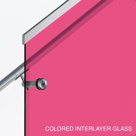 Colored Interlayer Glass Pink