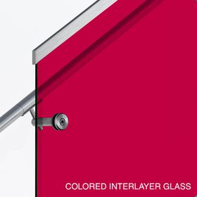 Colored Interlayer Glass RED